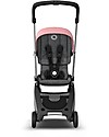Bugaboo Bugaboo Ant - Passeggino Ultra-compatto - Telaio Alluminio + Rivestimento Grigio Melange/Rosa Passeggini Leggeri