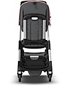 Bugaboo Bugaboo Ant - Passeggino Ultra-compatto - Telaio Alluminio + Rivestimento Grigio Melange/Rosa Passeggini Leggeri