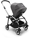 Bugaboo Bugaboo Bee 6 - Passeggino dalla Nascita ai 4 Anni - Telaio Alluminio+Rivestimento Grigio Mélange- Massima manovrabilità in città Passeggini Leggeri