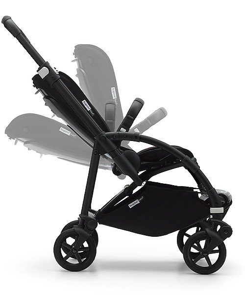 Bugaboo Bugaboo Bee 6 - Passeggino dalla Nascita ai 4 Anni - Telaio Alluminio+Rivestimento Grigio Mélange- Massima manovrabilità in città Passeggini Leggeri