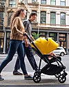 Bugaboo Bugaboo Bee 6 - Passeggino dalla Nascita ai 4 Anni - Telaio Nero+Rivestimento Giallo - Massima manovrabilità in città Passeggini Leggeri