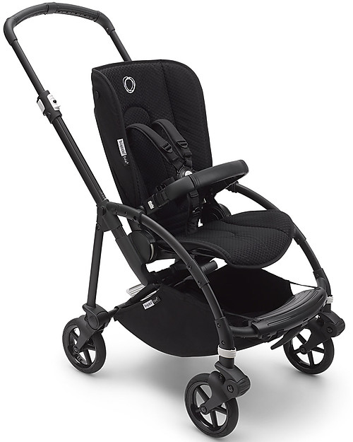 Bugaboo Bugaboo Bee 6 - Passeggino dalla Nascita ai 4 anni - Telaio Nero + Rivestimento Nero Passeggini Leggeri
