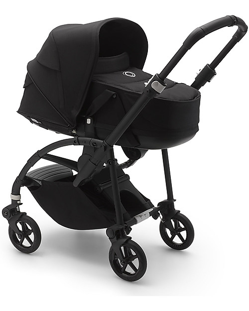 Bugaboo Bugaboo Bee 6 - Passeggino dalla Nascita ai 4 anni - Telaio Nero + Rivestimento Nero Passeggini Leggeri
