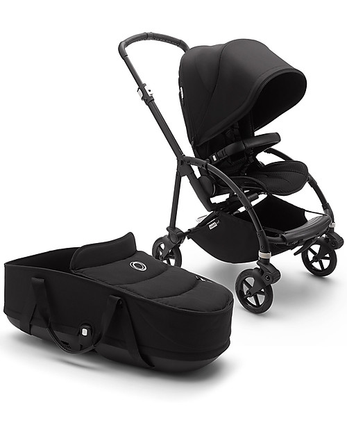 Bugaboo Bugaboo Bee 6 - Passeggino dalla Nascita ai 4 anni - Telaio Nero + Rivestimento Nero Passeggini Leggeri