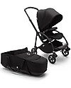 Bugaboo Bugaboo Bee 6 - Passeggino dalla Nascita ai 4 anni - Telaio Nero + Rivestimento Nero Passeggini Leggeri