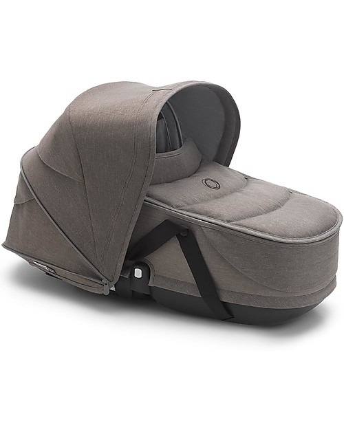 Bugaboo Bugaboo Bee 6 - Passeggino + Navicella Mineral Tortora - Telaio Nero Passeggini Trio e Duo