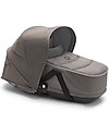 Bugaboo Bugaboo Bee 6 - Passeggino + Navicella Mineral Tortora - Telaio Nero Passeggini Trio e Duo