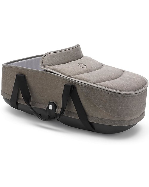 Bugaboo Bugaboo Bee 6 - Passeggino + Navicella Mineral Tortora - Telaio Nero Passeggini Trio e Duo