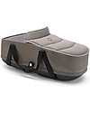 Bugaboo Bugaboo Bee 6 - Passeggino + Navicella Mineral Tortora - Telaio Nero Passeggini Trio e Duo