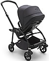 Bugaboo Bugaboo Bee 6 - Passeggino Telaio Nero + Rivestimento Mineral Nero Delavé Passeggini Leggeri