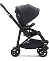 Bugaboo Bugaboo Bee 6 - Passeggino Telaio Nero + Rivestimento Mineral Nero Delavé Passeggini Leggeri