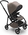 Bugaboo Bugaboo Bee 6 - Passeggino Telaio Nero + Rivestimento Mineral Tortora Passeggini Leggeri