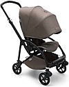 Bugaboo Bugaboo Bee 6 - Passeggino Telaio Nero + Rivestimento Mineral Tortora Passeggini Leggeri