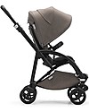 Bugaboo Bugaboo Bee 6 - Passeggino Telaio Nero + Rivestimento Mineral Tortora Passeggini Leggeri