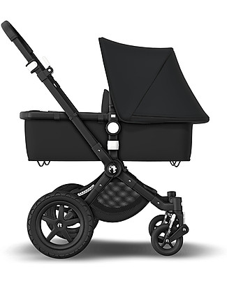 Bugaboo Bugaboo Cameleon 3 Plus Passeggino con Seduta e Navicella - Cappottina Nera + Seduta traspirante e Cappottina Breezy Azzurra + Borsa Cambio Nera Passeggini