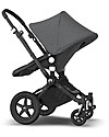 Bugaboo Bugaboo Cameleon 3 Plus Passeggino con Seduta e Navicella - Telaio Nero + Rivestimento Grigio Melange - Il più versatile! Passeggini Trio e Duo