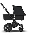 Bugaboo Bugaboo Cameleon 3 Plus - Passeggino con Seduta e Navicella - Telaio Nero + Rivestimento Nero - Il più versatile! Passeggini Trio e Duo