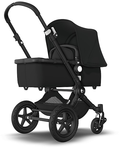 Bugaboo Bugaboo Cameleon 3 Plus - Passeggino con Seduta e Navicella - Telaio Nero + Rivestimento Nero - Il più versatile! Passeggini Trio e Duo