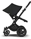 Bugaboo Bugaboo Cameleon 3 Plus - Passeggino con Seduta e Navicella - Telaio Nero + Rivestimento Nero - Il più versatile! Passeggini Trio e Duo