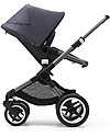 Bugaboo Bugaboo Completo Fox 3 - Carrozzina e Passeggino - Telaio Grafite + Rivestimento e Cappottina Stormy Blue Passeggini Trio e Duo