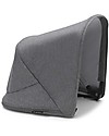 Bugaboo Bugaboo Completo Fox 3 - Carrozzina e Passeggino - Telaio Nero + Rivestimento e Cappottina Grigio Mélange Passeggini Trio e Duo