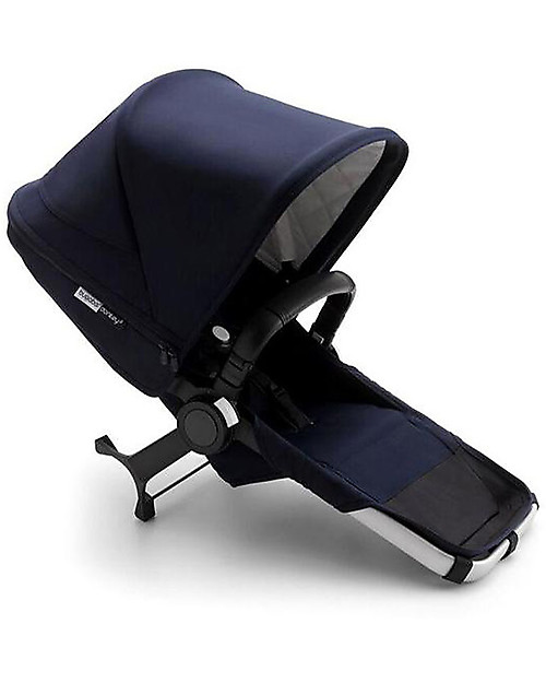 Bugaboo Bugaboo Donkey 3 Fratellare - Carrozzina e Passeggino - Blu Scuro - CLASSIC COLLECTION - Si converte in Mono in soli 3 click! Passeggini Gemellari