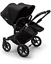 Bugaboo Bugaboo Donkey 3 Gemellare - Carrozzina e Passeggino - Nero - Si converte in mono in soli 3 click! Passeggini Gemellari