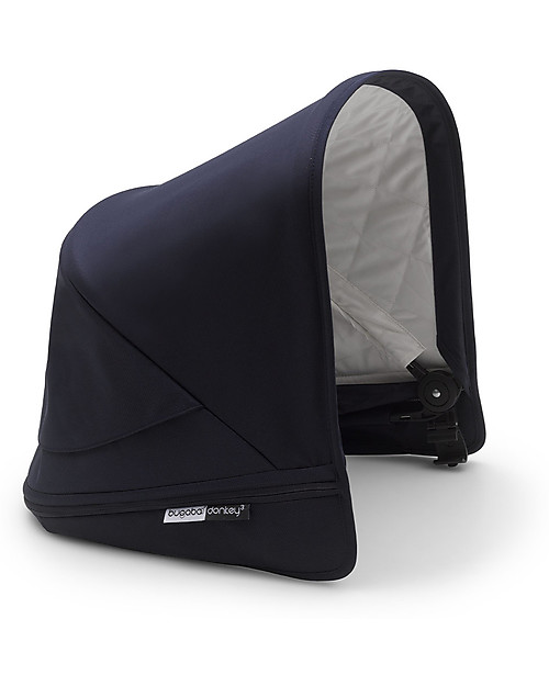 Bugaboo Bugaboo Donkey 3 Mono - CLASSIC COLLECTION - Telaio Alluminio + Rivestimento Blu Scuro + Cappottina Blu Scuro - Si converte in doppio in soli 3 click! Passeggini Classici