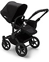 Bugaboo Bugaboo Donkey 3 Mono - Telaio Nero+ Rivestimento Nero+Cappottina Nero - Si converte in doppio in soli 3 click! Passeggini Gemellari