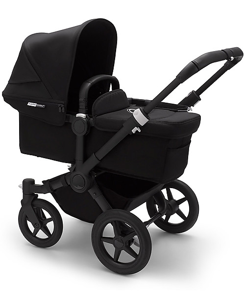 Bugaboo Bugaboo Donkey 3 Mono - Telaio Nero+ Rivestimento Nero+Cappottina Nero - Si converte in doppio in soli 3 click! Passeggini Gemellari
