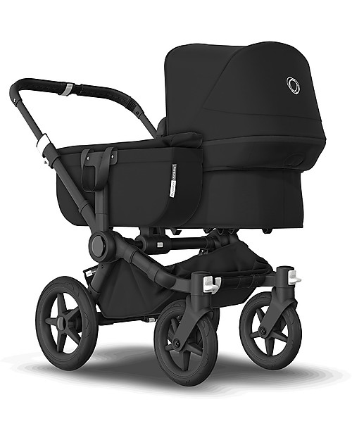Bugaboo Bugaboo Donkey 3 Mono - Telaio Nero+ Rivestimento Nero+Cappottina Nero - Si converte in doppio in soli 3 click! Passeggini Gemellari