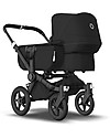 Bugaboo Bugaboo Donkey 3 Mono - Telaio Nero+ Rivestimento Nero+Cappottina Nero - Si converte in doppio in soli 3 click! Passeggini Gemellari
