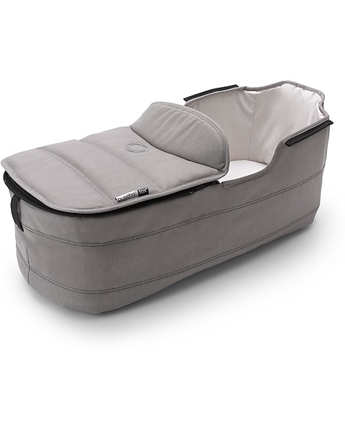 Bugaboo Bugaboo Fox 2 - Carrozzina e Passeggino Multiterreno 2in1 - Telaio Alluminio+Rivestimento Grigio Chiaro+Cappottina Grigio Chiaro Passeggini Classici