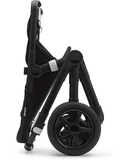 Bugaboo Bugaboo Fox 2 - Carrozzina e Passeggino Multiterreno 2in1 - Telaio Nero+Rivestimento Nero+Cappottina Azzurro Vapore Passeggini Classici