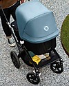 Bugaboo Bugaboo Fox 2 - Carrozzina e Passeggino Multiterreno 2in1 - Telaio Nero+Rivestimento Nero+Cappottina Azzurro Vapore Passeggini Classici