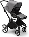 Bugaboo Bugaboo Lynx - Telaio Nero + Rivestimento Grigio Mélange - Passeggino + Navicella Passeggini Classici