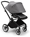Bugaboo Bugaboo Lynx - Telaio Nero + Rivestimento Grigio Mélange - Passeggino + Navicella Passeggini Classici