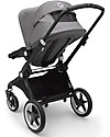 Bugaboo Bugaboo Lynx - Telaio Nero + Rivestimento Grigio Mélange - Passeggino + Navicella Passeggini Classici