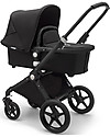 Bugaboo -Bugaboo Lynx - Telaio Nero + Rivestimento Nero – Passeggino + Navicella Passeggini Classici