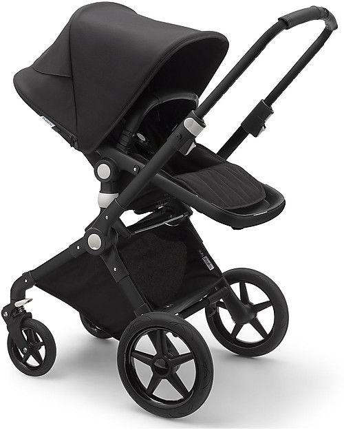 Bugaboo -Bugaboo Lynx - Telaio Nero + Rivestimento Nero – Passeggino + Navicella Passeggini Classici