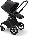 Bugaboo -Bugaboo Lynx - Telaio Nero + Rivestimento Nero – Passeggino + Navicella Passeggini Classici