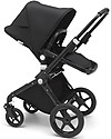 Bugaboo -Bugaboo Lynx - Telaio Nero + Rivestimento Nero – Passeggino + Navicella Passeggini Classici