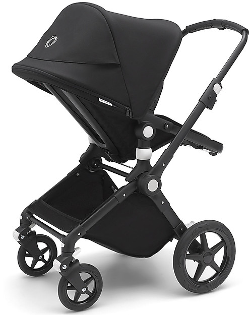 Bugaboo -Bugaboo Lynx - Telaio Nero + Rivestimento Nero – Passeggino + Navicella Passeggini Classici