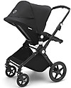 Bugaboo -Bugaboo Lynx - Telaio Nero + Rivestimento Nero – Passeggino + Navicella Passeggini Classici