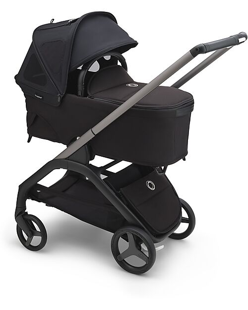 Bugaboo Cappottina Breezy per Bugaboo Dragonfly - Midnight Black - UPF50+ Cappottine e Rivestimenti
