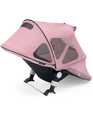 Bugaboo Cappottina Breezy per Passeggino Bugaboo Fox 2 e Cameleon 3 - Rosa - Protegge da zanzare e raggi solari Accessori