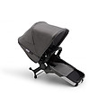 Bugaboo Carrozzina e Passeggino Bugaboo Donkey 3 Mono - Telaio Alluminio + Rivestimento Grigio Melange + Cappottina Grigio Mélange - Si converte in doppio in soli 3 click! Passeggini Gemellari