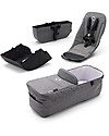Bugaboo Carrozzina e Passeggino Bugaboo Donkey 3 Mono - Telaio Alluminio + Rivestimento Grigio Melange + Cappottina Grigio Mélange - Si converte in doppio in soli 3 click! Passeggini Gemellari