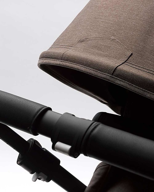 Bugaboo Carrozzina e Passeggino Bugaboo Donkey 3 Mono - Telaio Nero+ Rivestimento Mineral Tortora+Cappottina Mineral Taupe - Si converte in doppio in soli 3 click! Passeggini Gemellari