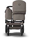 Bugaboo Carrozzina e Passeggino Bugaboo Donkey 3 Mono - Telaio Nero+ Rivestimento Mineral Tortora+Cappottina Mineral Taupe - Si converte in doppio in soli 3 click! Passeggini Gemellari